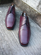 Load image into Gallery viewer, JOSEPH CHEANEY DERBY SHOES – BROWN / BURGUNDY - UK 8 – BLAKE – SUPERB CONDITION
