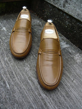 Load image into Gallery viewer, CHURCH'S VINTAGE LOAFERS – BROWN / TAN - UK 8.5 – IMPERIA – VERY GOOD CONDITION