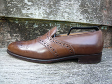 Load image into Gallery viewer, WILDSMITH SADDLE BROGUE LOAFERS – BROWN CALF - UK 6.5 – TRINITY -EXCELLENT CONDITION