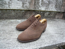 Load image into Gallery viewer, JOSEPH CHEANEY VINTAGE BROGUES – BROWN SUEDE - UK 7.5 – EXCELLENT CONDITION
