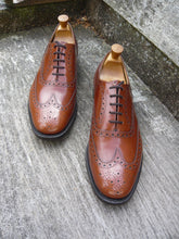 Load image into Gallery viewer, CHURCH’S BROGUES – BROWN / TAN - UK 10.5 – BURWOOD – UNWORN CONDITION