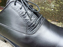 Load image into Gallery viewer, ALFRED SARGENT OXFORD MEN'S SHOES – BLACK – UK 8 – TOBY – WORN ONCE