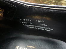 Load image into Gallery viewer, ALFRED SARGENT OXFORD MEN'S SHOES – BLACK – UK 8 – TOBY – WORN ONCE