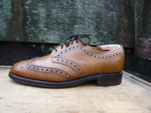 Load image into Gallery viewer, JOSEPH CHEANEY VINTAGE BROGUES – BROWN / TAN - UK 8 – KENNET – VERY GOOD CONDITION