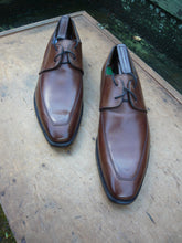 Load image into Gallery viewer, JOSEPH CHEANEY DERBY SHOES – BROWN / TAN - UK 7 – WORN ONCE
