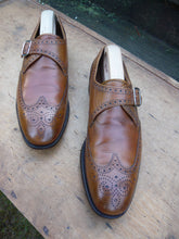 Load image into Gallery viewer, JOSEPH CHEANEY MONK STRAP – BROWN / TAN – UK 8.5 – EXCELLENT CONDITION
