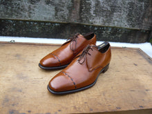 Load image into Gallery viewer, JOSEPH CHEANEY DERBY – BROWN / TAN – UK 7.5 – MEL – EXCELLENT CONDITION