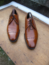 Load image into Gallery viewer, JOSEPH CHEANEY DERBY – BROWN / TAN – UK 7.5 – MEL – EXCELLENT CONDITION