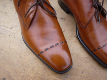 Load image into Gallery viewer, JOSEPH CHEANEY DERBY – BROWN / TAN – UK 7.5 – MEL – EXCELLENT CONDITION
