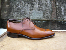 Load image into Gallery viewer, JOSEPH CHEANEY DERBY – BROWN / TAN – UK 7.5 – MEL – EXCELLENT CONDITION