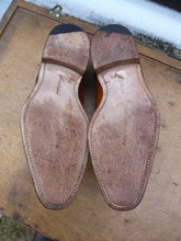Load image into Gallery viewer, JOSEPH CHEANEY DERBY – BROWN / TAN – UK 7.5 – MEL – EXCELLENT CONDITION