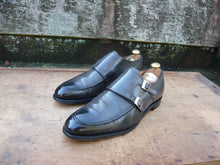Load image into Gallery viewer, JOSEPH CHEANEY DOUBLE MONK STRAP – GREY / GRAPHITE – UK 8 – ABINGDON - EXCELLENT CONDITION