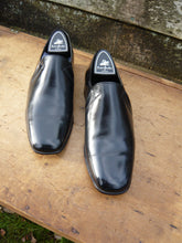 Load image into Gallery viewer, JOSEPH CHEANEY VINTAGE LAZYMAN LOAFERS – BLACK – UK 8 – COMPTON – EXCELLENT CONDITION