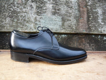 Load image into Gallery viewer, JOSEPH CHEANEY VINTAGE DERBY – BLACK - UK 7 – RYE – UNWORN CONDITION