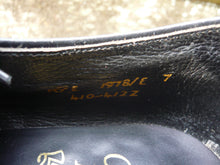 Load image into Gallery viewer, JOSEPH CHEANEY VINTAGE DERBY – BLACK - UK 7 – RYE – UNWORN CONDITION