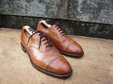 Load image into Gallery viewer, JOSEPH CHEANEY BROGUES – BROWN / TAN – UK 8.5 – RENOIR - EXCELLENT CONDITION