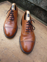 Load image into Gallery viewer, JOSEPH CHEANEY BROGUES – BROWN / TAN – UK 8.5 – RENOIR - EXCELLENT CONDITION