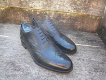 Load image into Gallery viewer, POULSEN, SKONE & CO VINTAGE BROGUES – BLACK – UK 8 – EXCELLENT CONDITION