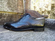 Load image into Gallery viewer, POULSEN, SKONE & CO VINTAGE BROGUES – BLACK – UK 8 – EXCELLENT CONDITION