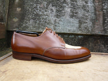 Load image into Gallery viewer, CROCKETT & JONES DERBY – TAN CALF / SAND TWILL – UK 9 –– EXCELLENT CONDITION