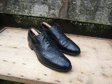 Load image into Gallery viewer, CHURCH’S BROGUES MEN’S SHOES – BLACK – SANDRINGHAM – UK 9 – EXCELLENT CONDITION