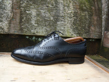 Load image into Gallery viewer, CHURCH’S BROGUES MEN’S SHOES – BLACK – SANDRINGHAM – UK 9 – EXCELLENT CONDITION