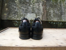 Load image into Gallery viewer, CHURCH’S BROGUES MEN’S SHOES – BLACK – SANDRINGHAM – UK 9 – EXCELLENT CONDITION