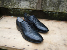 Load image into Gallery viewer, CHURCH’S VINTAGE BROGUES – BLACK - UK 8 – DIPLOMAT – VERY GOOD CONDITION
