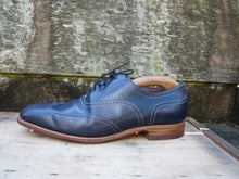 Load image into Gallery viewer, JOSEPH CHEANEY BROGUES – NAVY BLUE – UK 8 – HADDON – EXCELLENT CONDITION