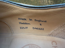 Load image into Gallery viewer, JOSEPH CHEANEY BROGUES – NAVY BLUE – UK 8 – HADDON – EXCELLENT CONDITION