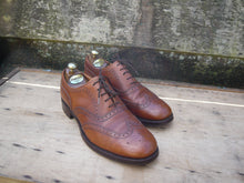 Load image into Gallery viewer, JOSEPH CHEANEY VINTAGE BROGUES – BROWN / TAN – UK 9 – AVON – VERY GOOD CONDITION
