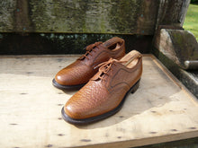 Load image into Gallery viewer, JOSEPH CHEANEY VINTAGE DERBY – BROWN / TAN - UK 8.5 – WORN ONCE