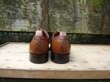Load image into Gallery viewer, JOSEPH CHEANEY VINTAGE DERBY – BROWN / TAN - UK 8.5 – WORN ONCE