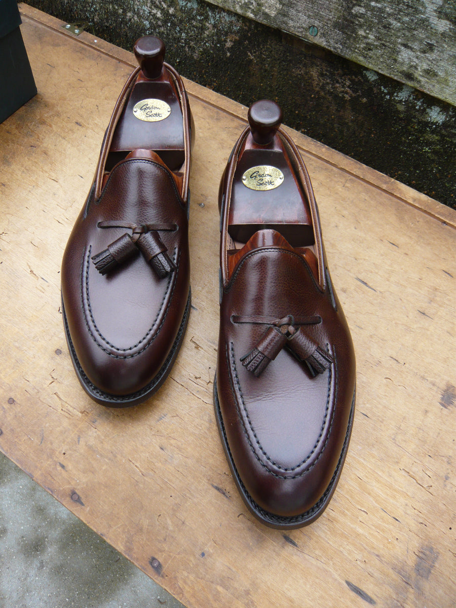 CROCKETT & JONES TASSEL LOAFERS – BROWN - afish shoes