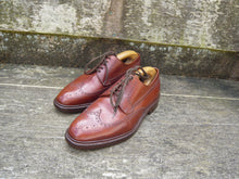 Load image into Gallery viewer, CROCKETT & JONES BROGUES – BROWN / TAN - UK 8.5 (WIDE) – GREENWICH - EXCELLENT CONDITION