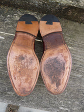 Load image into Gallery viewer, CROCKETT & JONES BROGUES – BROWN / TAN - UK 8.5 (WIDE) – GREENWICH - EXCELLENT CONDITION