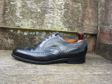Load image into Gallery viewer, CHURCH’S VINTAGE BROGUES – BLACK – UK 9.5 - HICKSTEAD – EXCELLENT CONDITION