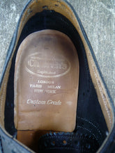 Load image into Gallery viewer, CHURCH’S BROGUES – UNLINED BLACK CALF LEATHER - UK 7 – BURWOOD H – EXCELLENT CONDITION