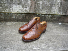 Load image into Gallery viewer, JOSEPH CHEANEY VINTAGE BROGUES – BROWN / TAN – UK 8 – AVON – EXCELLENT CONDITION