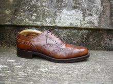 Load image into Gallery viewer, JOSEPH CHEANEY VINTAGE BROGUES – BROWN / TAN – UK 8 – AVON – EXCELLENT CONDITION
