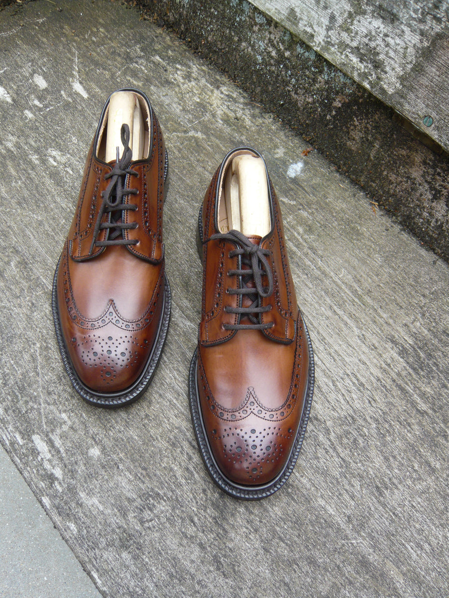 CHURCH'S BROGUES – BROWN TAN – BROOKLAND – UK – UNWORN