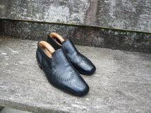 Load image into Gallery viewer, CHURCH’S VINTAGE LAZYMAN LOAFERS – BLACK - UK 8.5 – WRAITH – EXCELLENT CONDITION