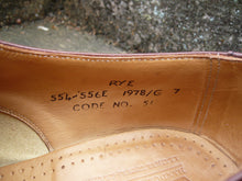 Load image into Gallery viewer, JOSEPH CHEANEY VINTAGE DERBY – BROWN - UK 7 – RYE – SUPERB CONDITION