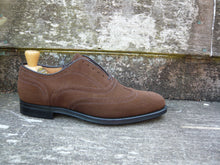 Load image into Gallery viewer, CHURCH’S BROGUES – BROWN SUEDE - UK 7 – GUNTHORPE – UNWORN CONDITION