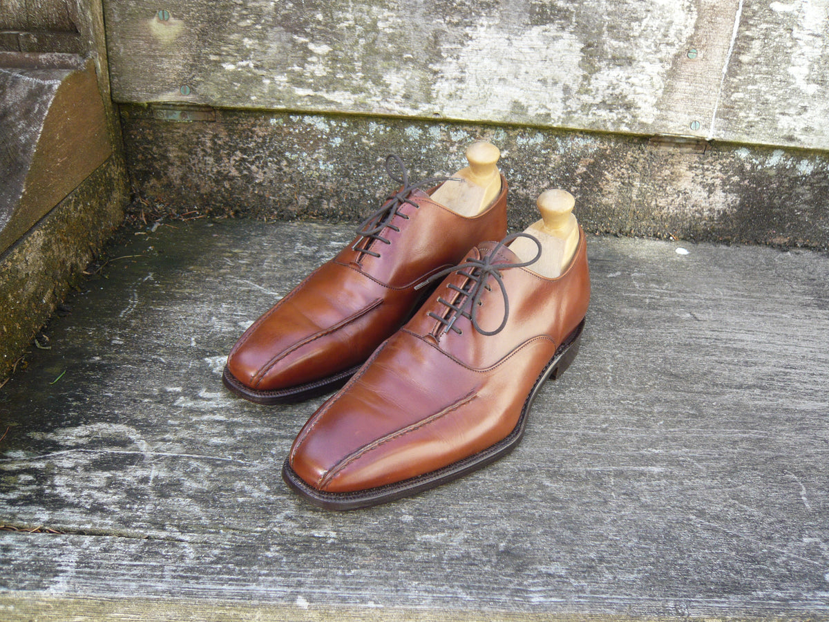 JOSEPH CHEANEY VINTAGE OXFORD – BROWN / TAN – UK 9 – CARL