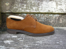 Load image into Gallery viewer, JOSEPH CHEANEY VINTAGE DERBY – BROWN / TAN SUEDE - UK 8 – FRENSHAM - EXCELLENT CONDITION