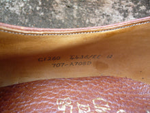 Load image into Gallery viewer, JOSEPH CHEANEY VINTAGE DERBY – BROWN / TAN CAMEL LEATHER - UK 12 – UNWORN CONDITION