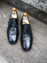 Load image into Gallery viewer, JOSEPH CHEANEY VINTAGE DERBY – BLACK - UK 7.5 – RYE – EXCELLENT CONDITION