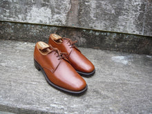 Load image into Gallery viewer, JOSEPH CHEANEY VINTAGE DERBY – BROWN / TAN - UK 8 – WALMER – WORN ONCE