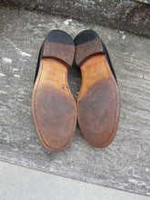 Load image into Gallery viewer, JOSEPH CHEANEY HORSEBIT LOAFERS – BLACK SUEDE - UK 7.5 – VARESE - EXCELLENT CONDITION